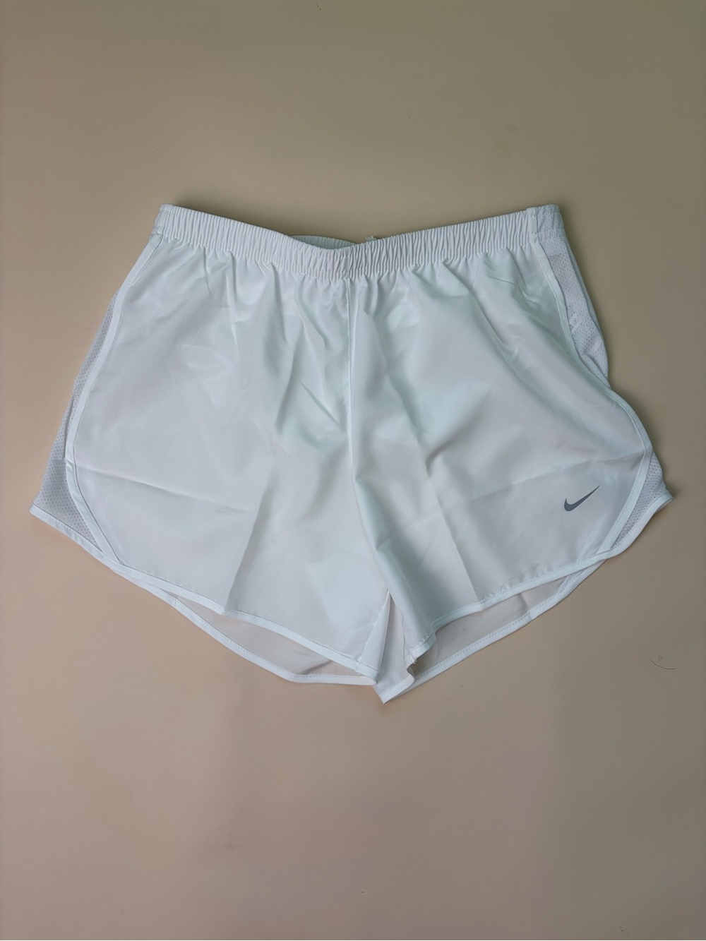 Nike White Girls' Athletic Running Shorts